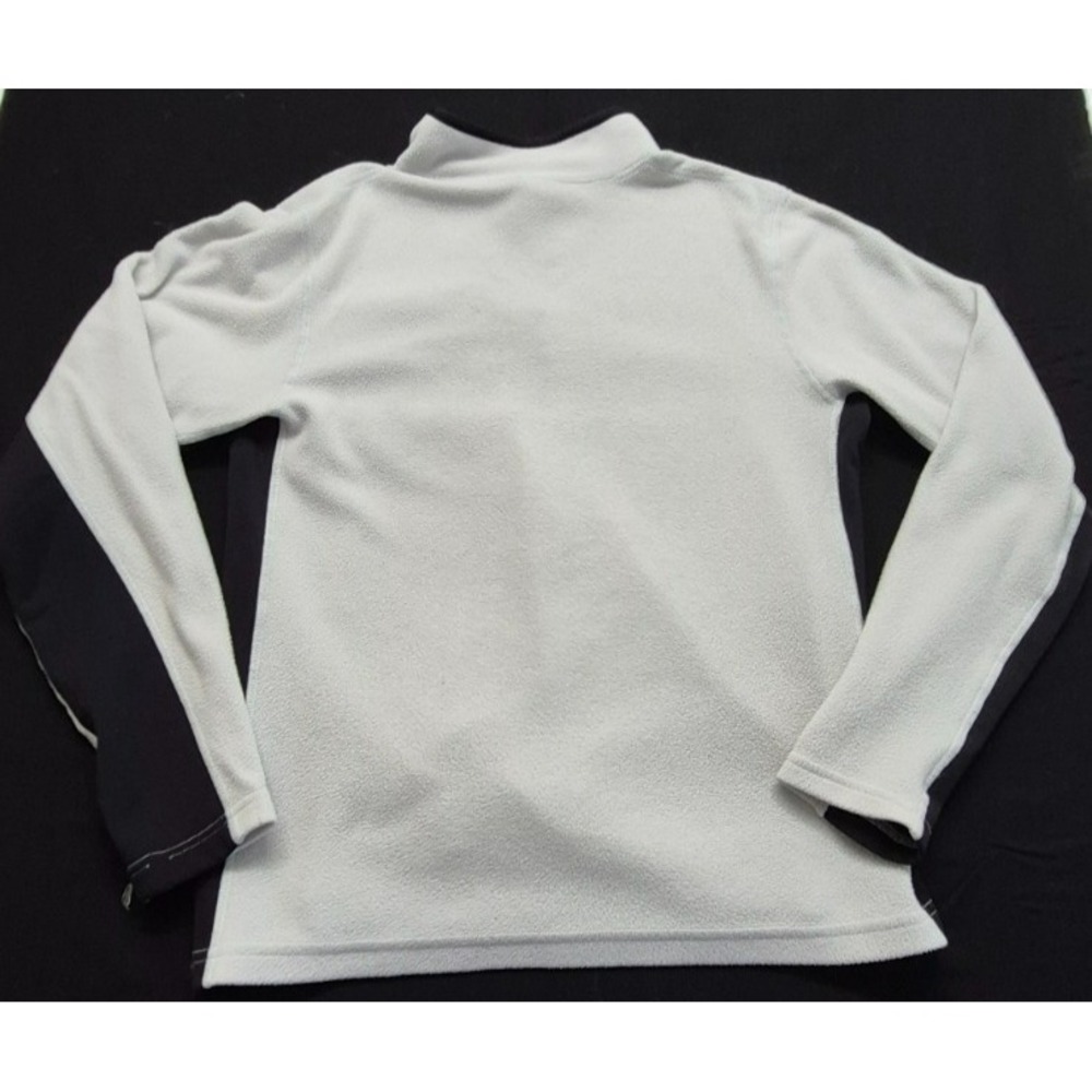 The North Face Polartec men's‎ gray/black 1/4 zip fleece pullover jacket sz. M - Picture 10 of 14